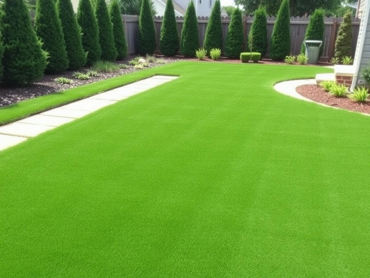 Backyard Sod Installation
